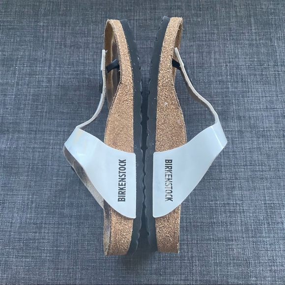 BIRKENSTOCK GIZEH WHITE THONG SANDALS - Picture 6 of 12